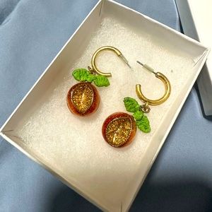 ZARA ORANGE DROP EARRINGS 🍊